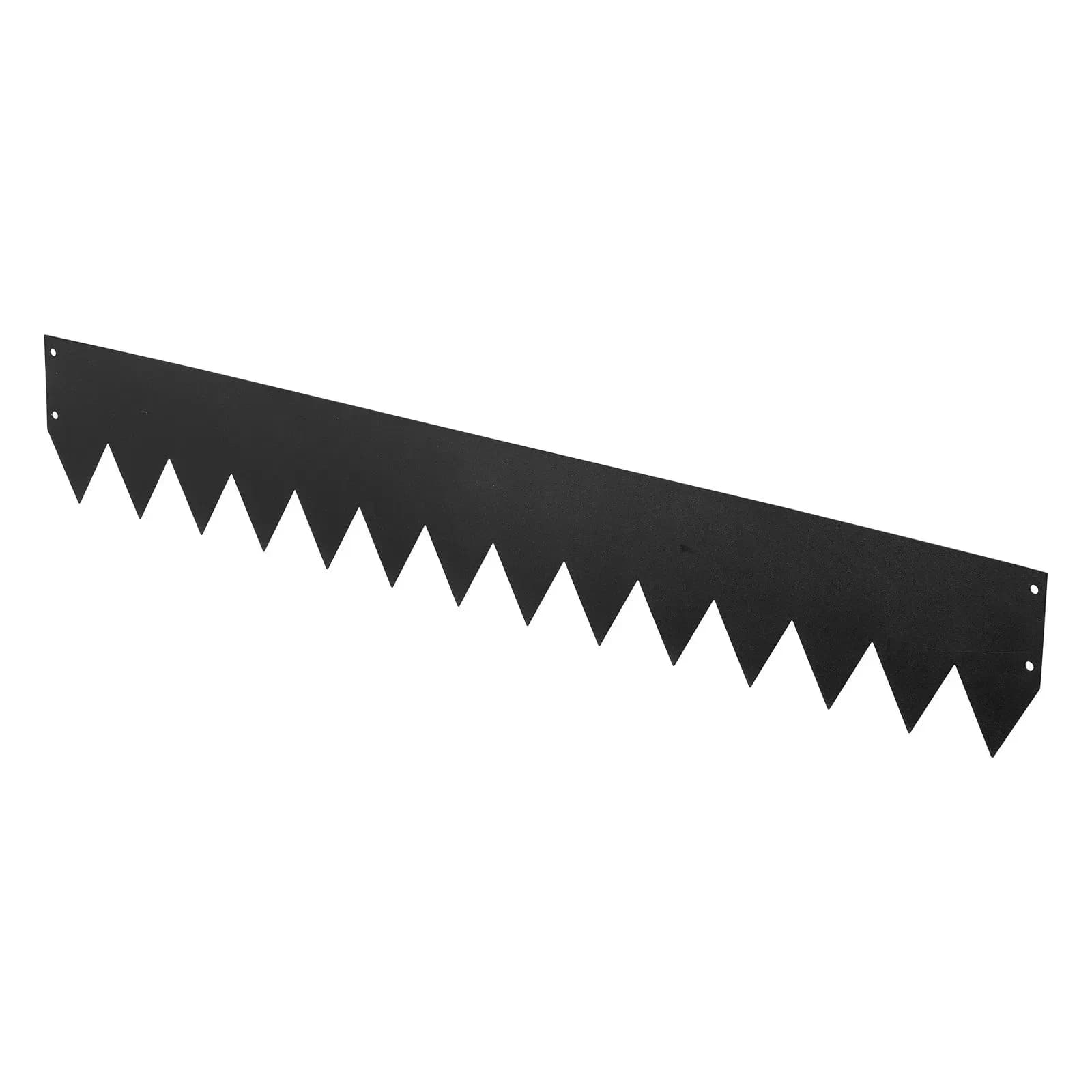 40"x6" Metal Edging Black