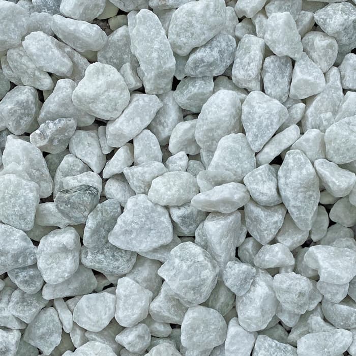 1/2" Crushed Whitestone